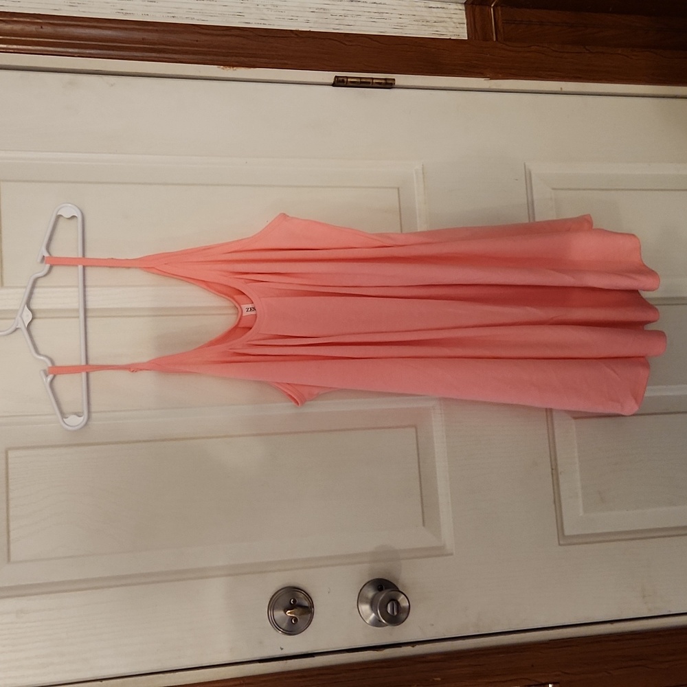 Zenana pink tank top 1x